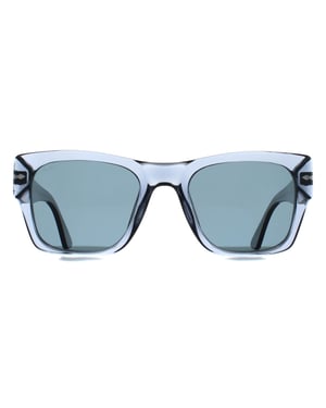 Persol Square Unisex Transparent Ocean Dark Blue Polarized PO3384S