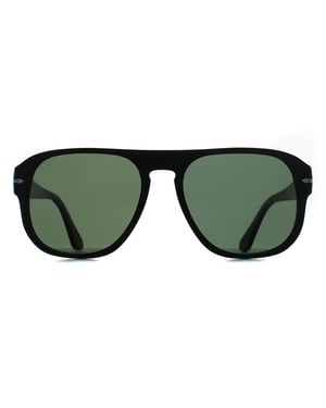 Persol Rectangle Unisex Black Green PO3310S Jean