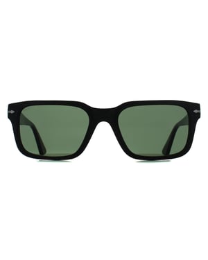Persol Rectangle Mens Black Green PO3272S