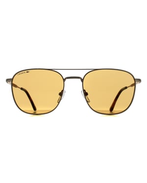 Lacoste Rectangle Unisex Gold Brown L269S