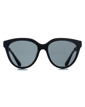 Armani Exchange Cat Eye Womens Shiny Transparent Grey Dark Grey AX4148SU