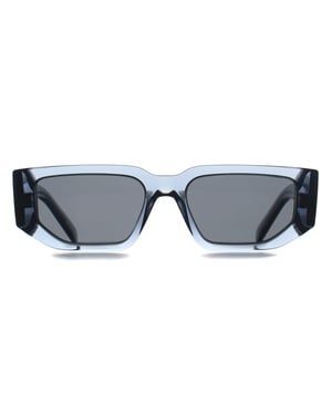 Prada PR09ZS 17T08Z transparante oceaan donkergrijze zonnebril