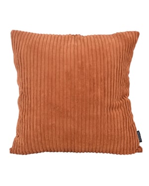NOVÉE Corduroy terracotta kussenhoes | 45 x 45 cm | polyester