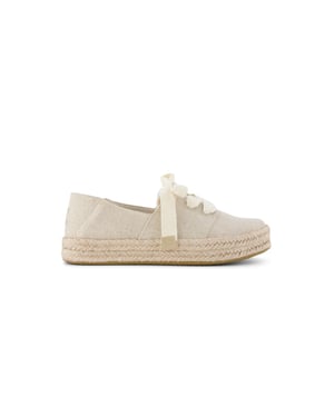 Toms 10023062 carolina lace up champagne