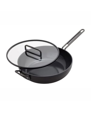 Greenpan Tucci koekenpan met deksel black 33 cm
