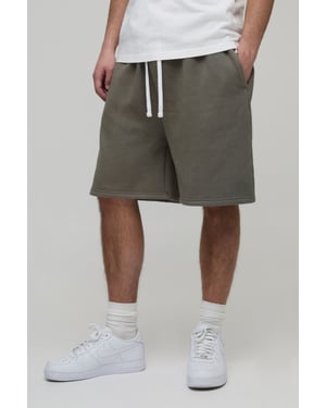 Baggy Fit Essential Washed Jersey Short