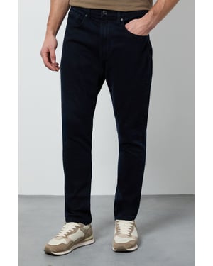 Blue Black Rinse Wash Stretch Slim Fit Jean
