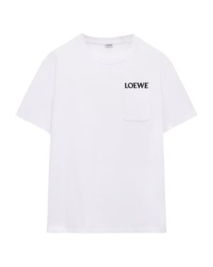 Loewe Cotton Pocket Logo T-Shirt