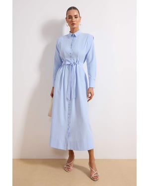 Dames platte maxi lange casual/dagelijkse skater hijab jurk
