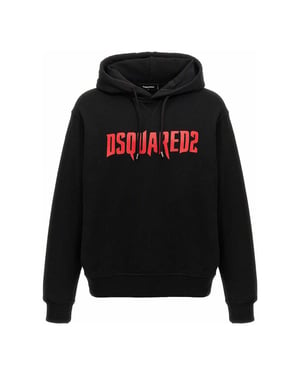 Dsquared2 Horror Logo Zwarte Hoodie