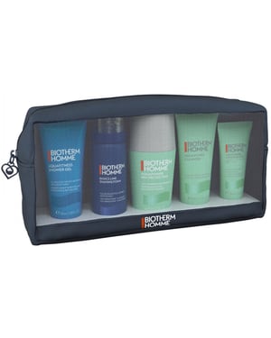 Biotherm Aquapower Set: Cleanser 40ml + Shower Gel 40ml + Shaving Foam 50ml + Deodorant 75ml + Advanced Gel 20ml