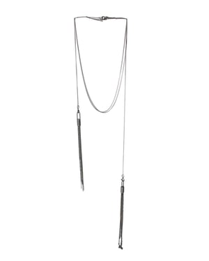 Ann Demeulemeester, 925 dubbel tofs halsband