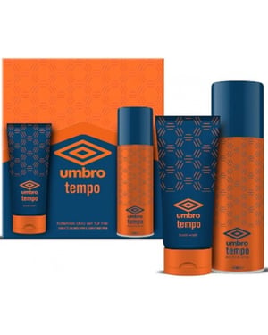 Umbro Velocita Gift Set 150ml Body Spray + 150ml Body Wash
