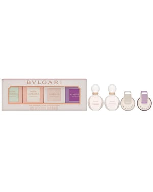 Bvlgari (L) 4 X 5ml Mini EDP Rose Goldea Blossom Delight + EDT Rose Goldea Blossom Delight + EDT Omnia Crystalline + EDT Omnia Amethyste