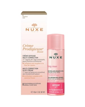 Nuxe Creme Prodigieuse Silky Gift Set Cream 40ml + Micellar Water 40ml