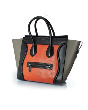 Celine, Tricolor leren laptoptas