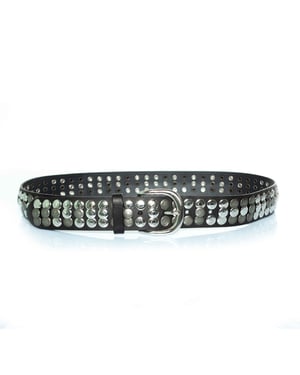 Isabel Marant, Giant studs riem in zwart