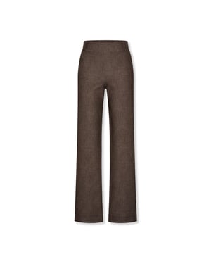 Helena Hart 7708 broek soul lano linnen choco