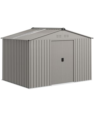 4goodz Tuinschuur metaal met bodemframe 277x195x192 cm -