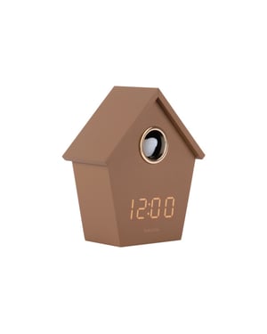 Karlsson wekker riqueza cuckoo led - 6,8x13x15,3 cm