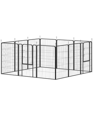 4goodz Heavy duty puppyren 12 panelen 100 cm hoog