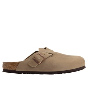 Birkenstock Boston bruin smal voetbed unisex instapper
