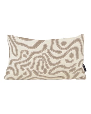NOVÉE Chenille flow crème kussenhoes | | velvet/polyester