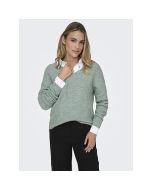 Only Onlcamilla v-neck l/s pullover knt