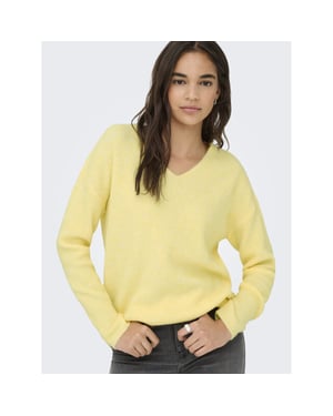 Only Onlcamilla v-neck l/s pullover knt