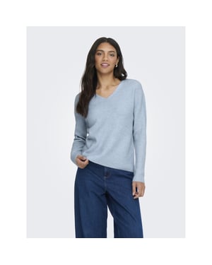 Only Onlcamilla v-neck l/s pullover knt