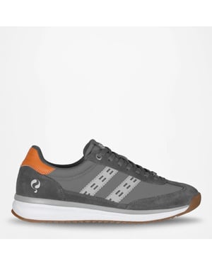 Q1905 Sneaker boston pro antraciet/ grijs/ oranje