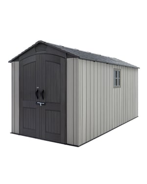 Lifetime Utah kunststof tuinschuur met vloer 427x206 cm -