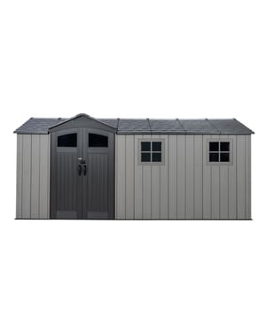 Lifetime Idaho kunststof tuinschuur met vloer 214x498 cm -