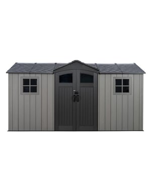 Lifetime Kentucky kunststof tuinschuur met vloer 206x427 cm -