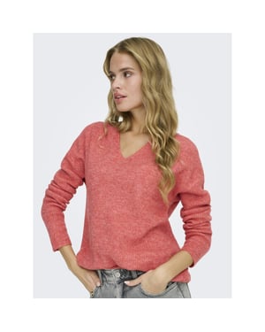 Only Onlcamilla v-neck l/s pullover knt