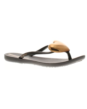 Ipanema Womens Flip Flops Maxi Fashion Lace Up black bronze