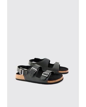 Double Strap Buckle Sandal