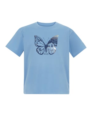 Regatta Kinderen/Kinderen Aria Vlinder T-Shirt (Denim Blauw)