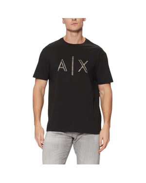 Armani Exchange Mens T-Shirts Milano A|X Print Casual Cotton Tee Summer Top
