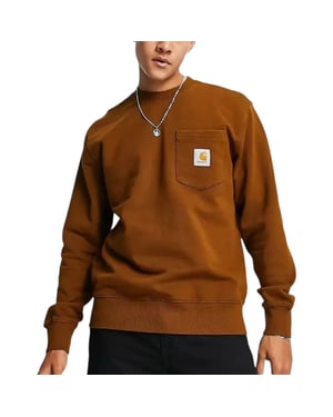 Carhartt WIP Mens Sweatshirt Casual Cotton Loose Fit Top