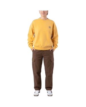 Carhartt Womens Sweatshirt Crew Neck Drop shoulders