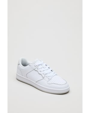 Ben Sherman Club Leren Herensneakers Wit