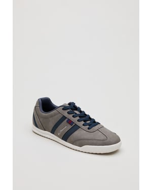 Ben Sherman Keeler Heren Grijze/Navy Sneakers