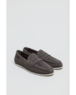 Ben Sherman Miami Heren Grijze Instappers