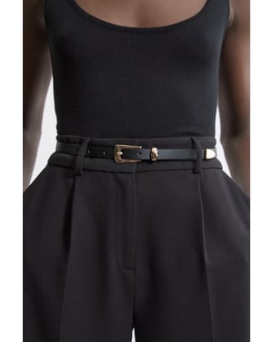 Skinny Leather Belt