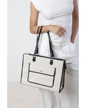 Wheres That From Womens Henley Canvas Shoulder Tote Bag