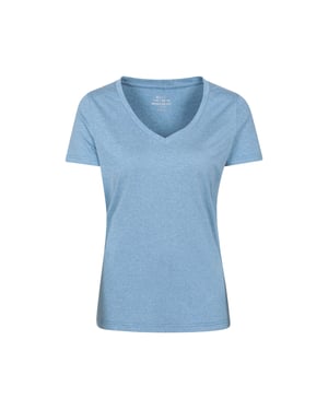 Mountain Warehouse Dames/Dames Vitaliteit V Hals T-shirt (Blauw)