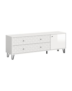 Furnilux Modern lowboard in ruime opbergkast met laden en deur