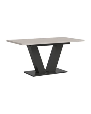 Furnilux Moderne eettafel in kasjmier en verstelbaar design met v-poot 150 cm