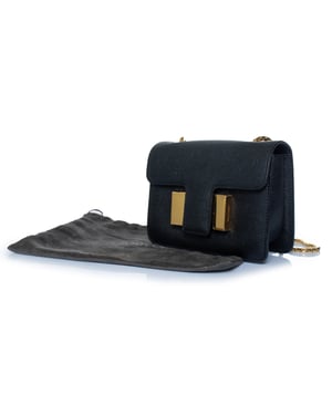 Tom Ford, zwarte korrelige lederen Sienna tas